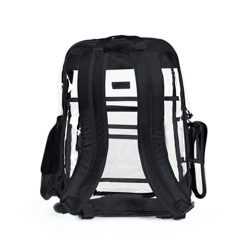 adidas clear backpack black Heavy Duty Clear Backpack - Bold Black (Medium)